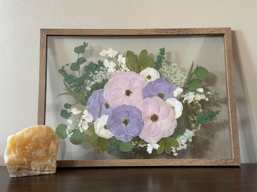 Wooden Framed Floral Preservation Chelsey Walker Creative