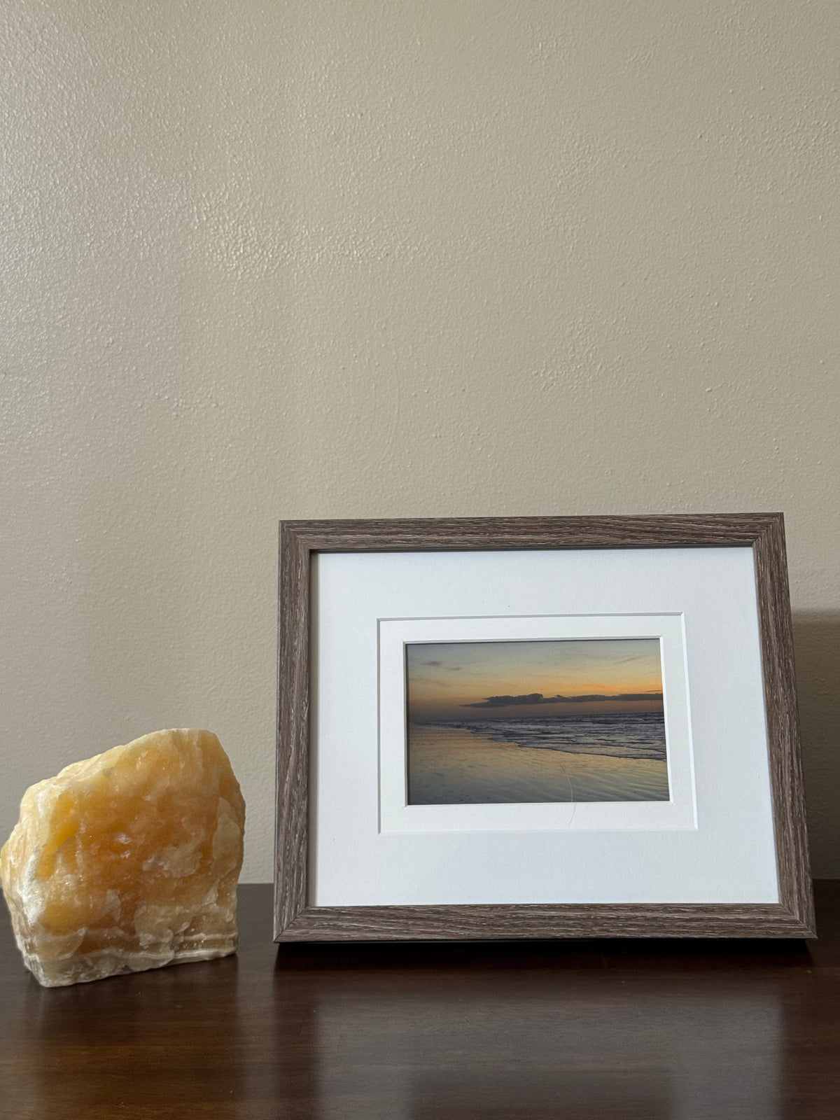 Misprint, Galveston Beach Framed Print