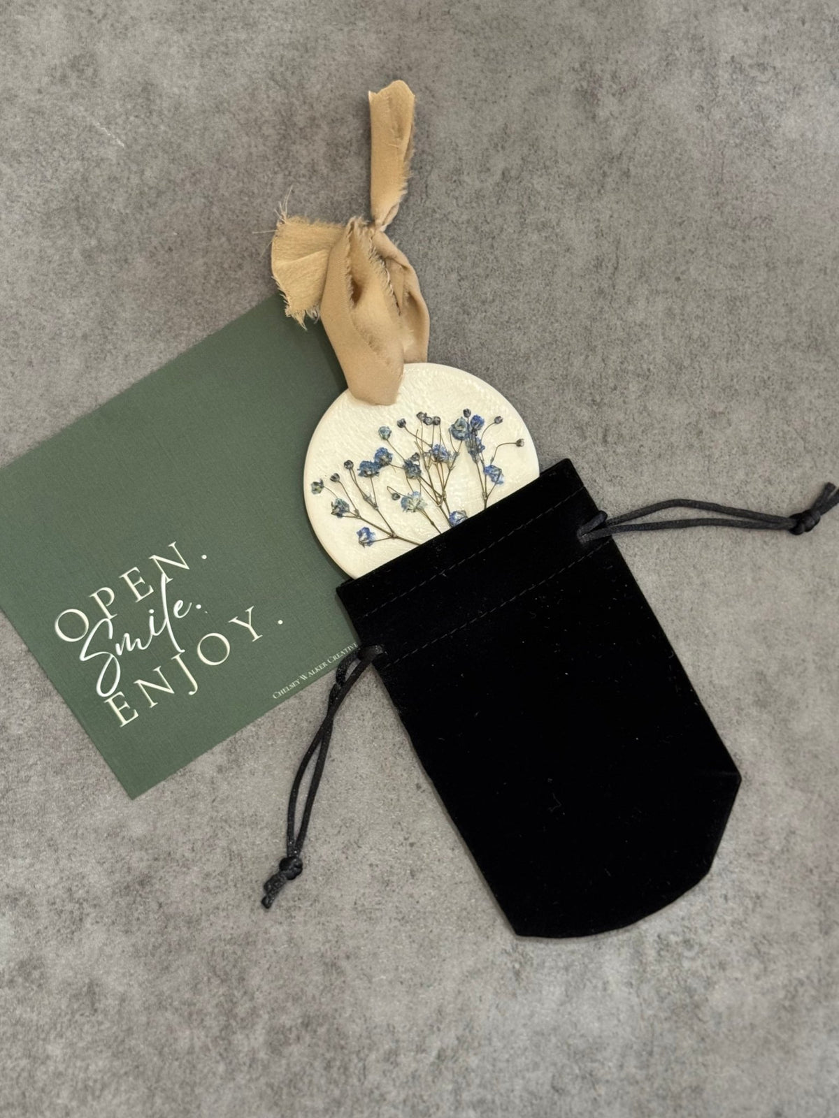 Blue Baby’s Breath Ornament - Chelsey Walker Creative, LLC