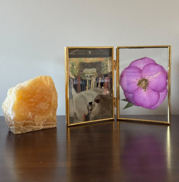 Double Frame Floral Preservation - Chelsey Walker Creative, LLC