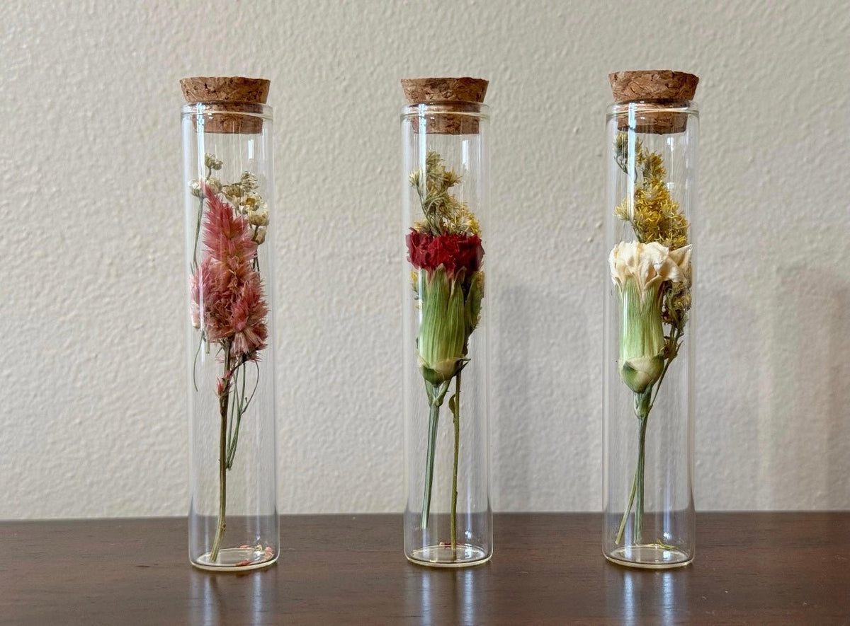 Dried Floral Tubes - Chelsey Walker Creative, LLC