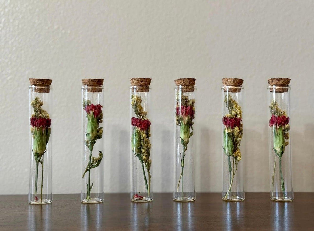 Dried Floral Tubes - Chelsey Walker Creative, LLC