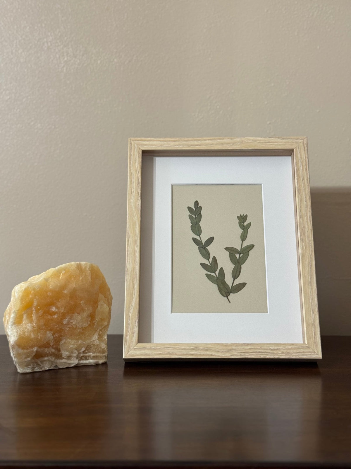 Eucalyptus Art, Wooden Frame - Chelsey Walker Creative, LLC