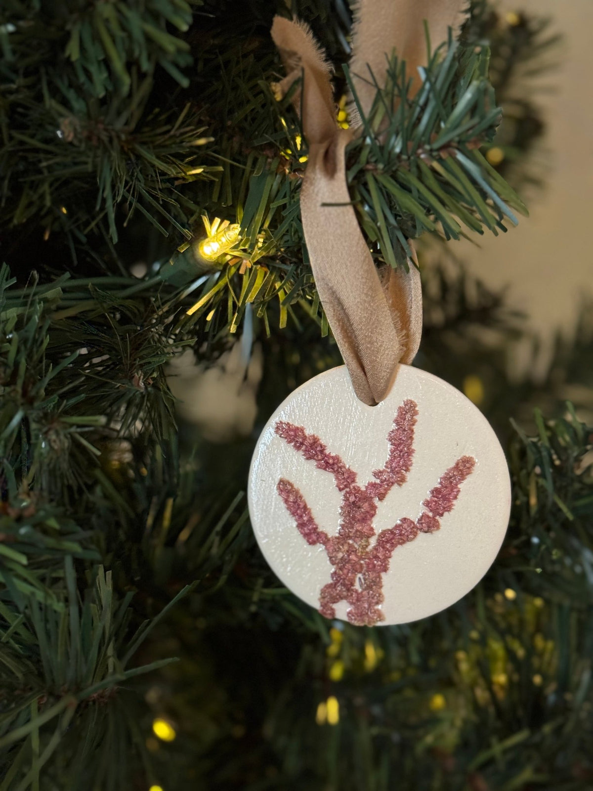 Pink Amaranth Ornament - Chelsey Walker Creative, LLC