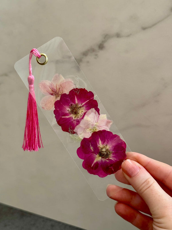 Pressed Floral Bookmark - Chelsey Walker Creative, LLC