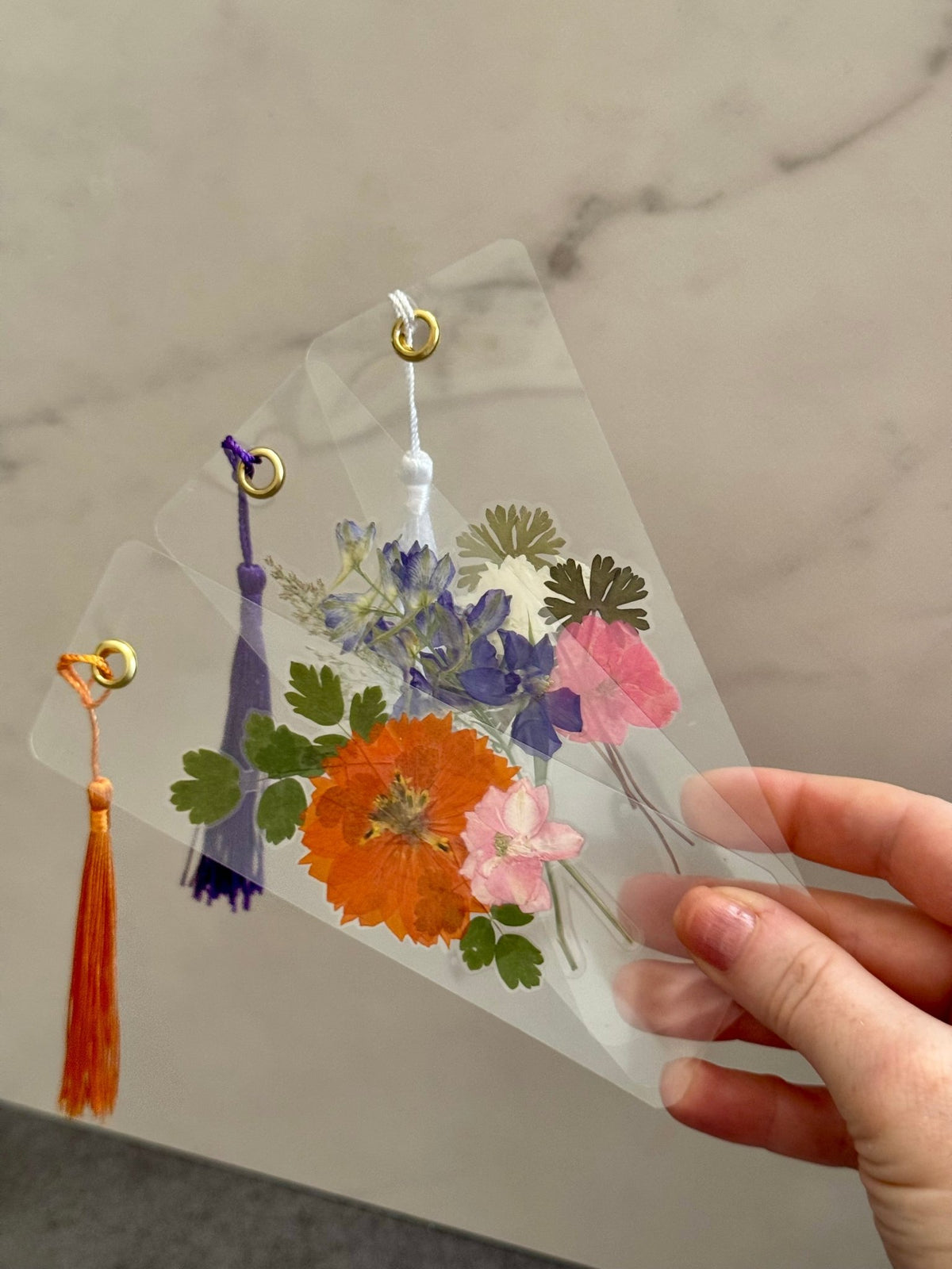 Pressed Floral Bookmark - Chelsey Walker Creative, LLC