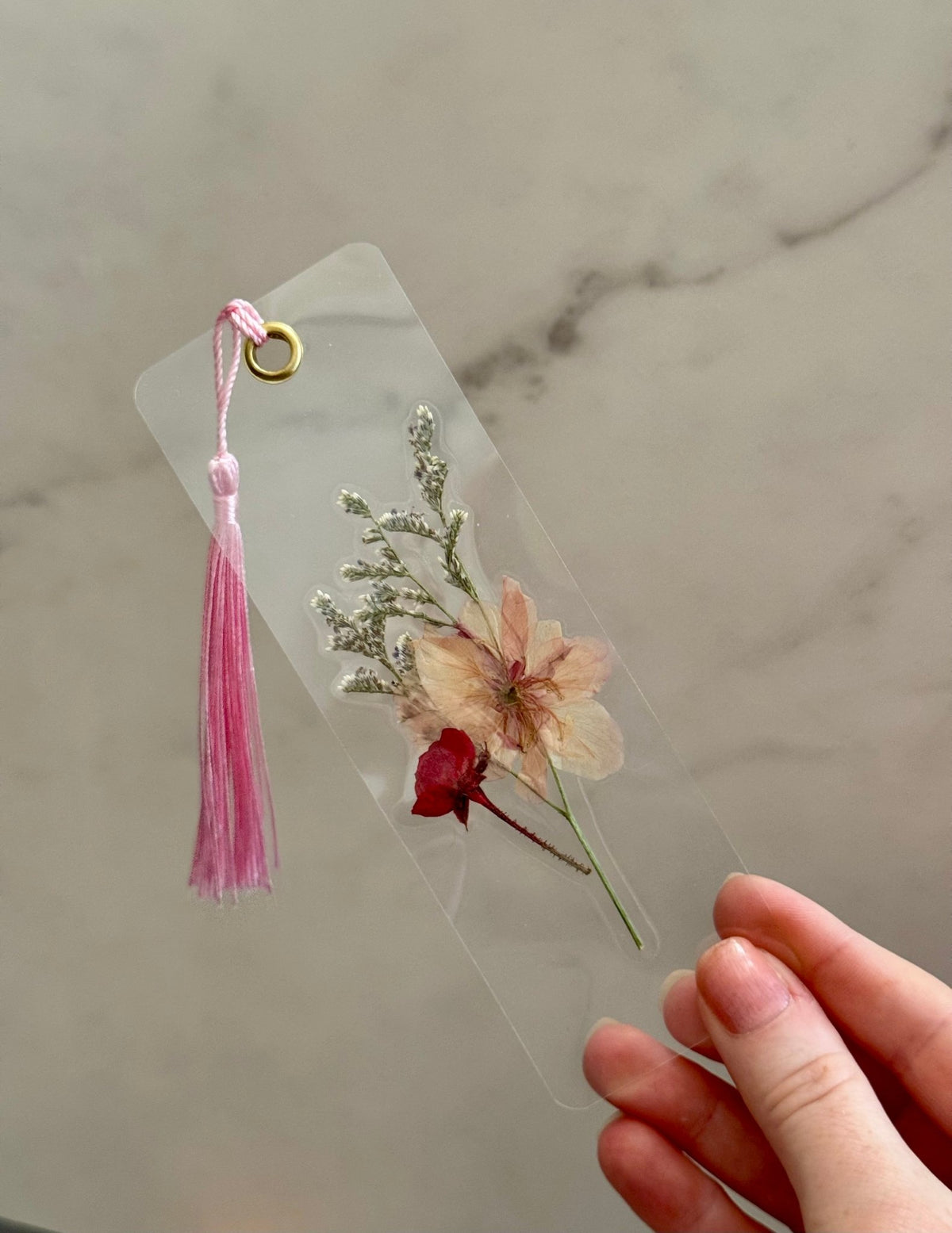 Pressed Floral Bookmark - Chelsey Walker Creative, LLC