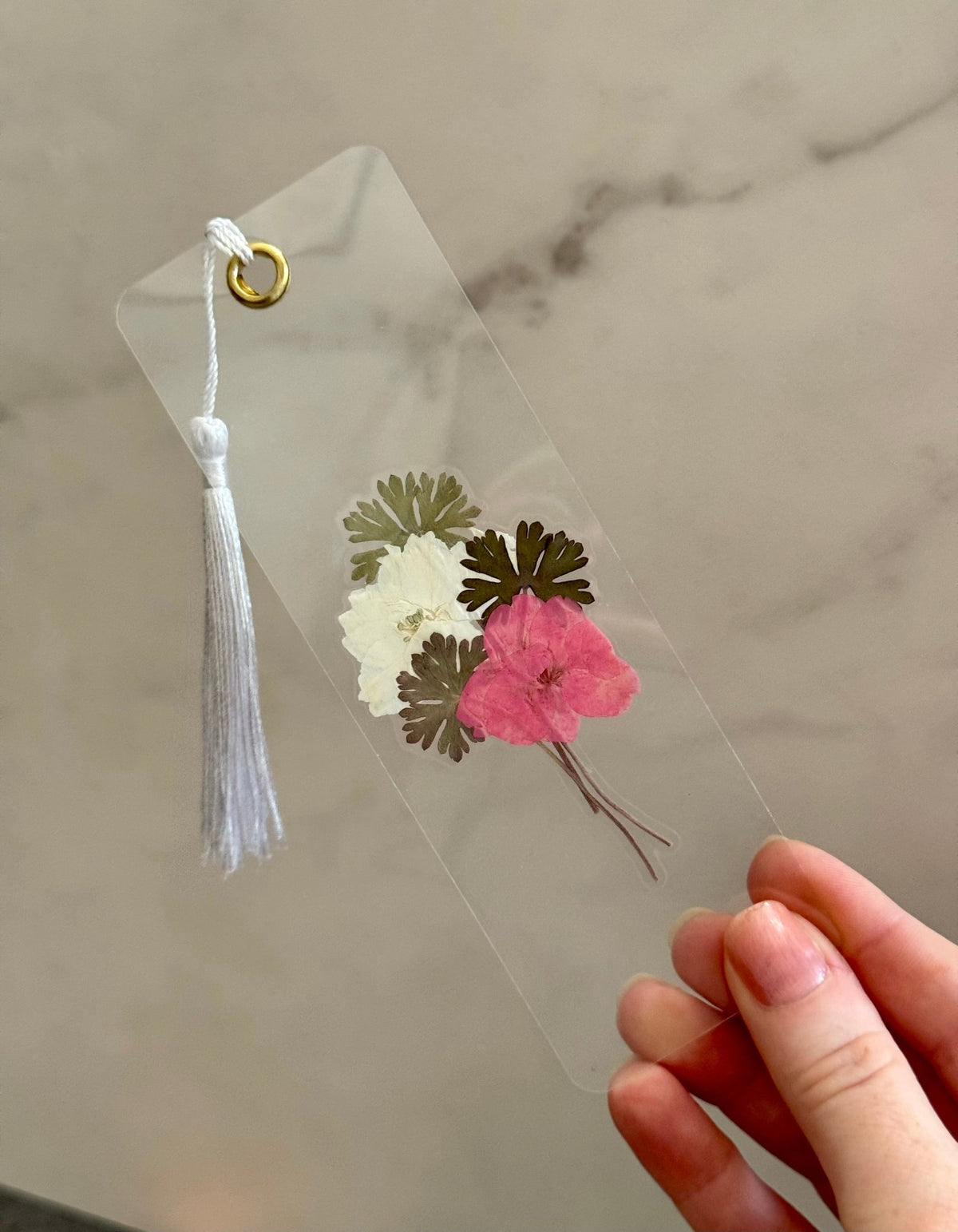 Pressed Floral Bookmark - Chelsey Walker Creative, LLC