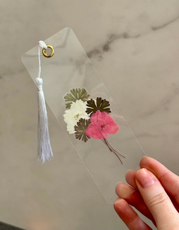 Pressed Floral Bookmark - Chelsey Walker Creative, LLC