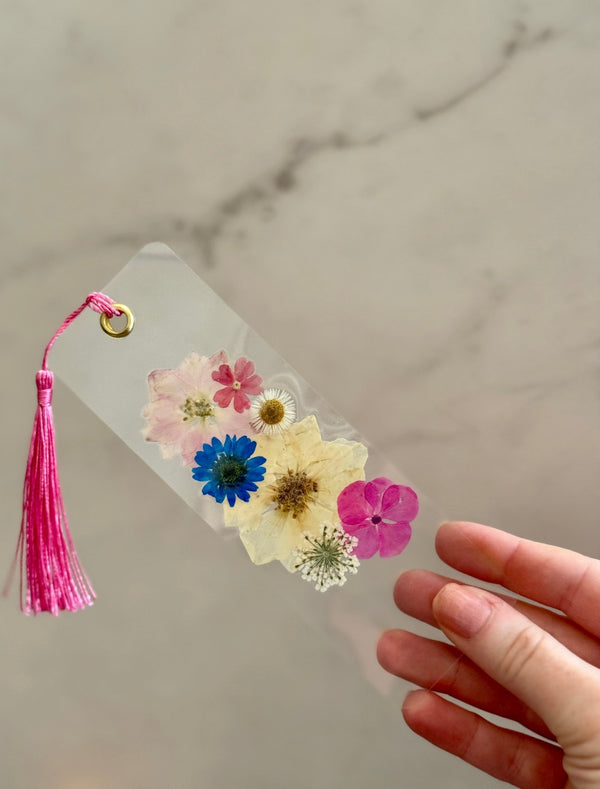 Pressed Floral Bookmark - Chelsey Walker Creative, LLC