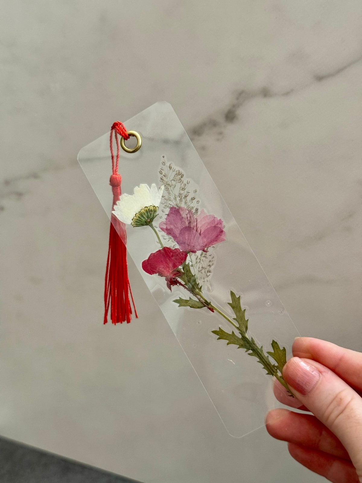 Pressed Floral Bookmark - Chelsey Walker Creative, LLC