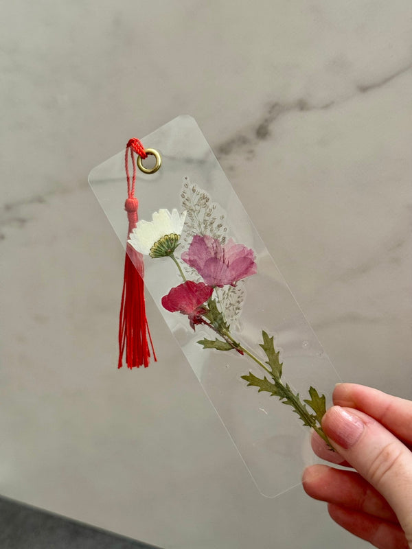 Pressed Floral Bookmark - Chelsey Walker Creative, LLC