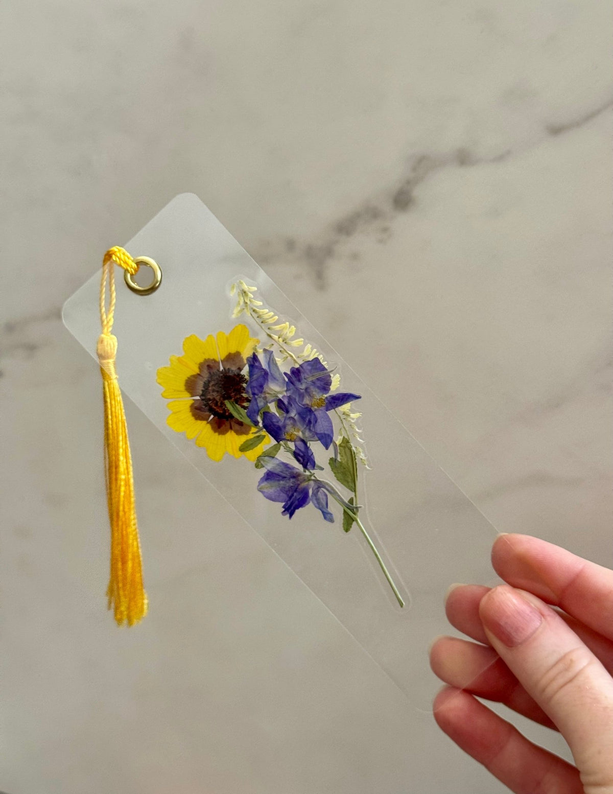 Pressed Floral Bookmark - Chelsey Walker Creative, LLC