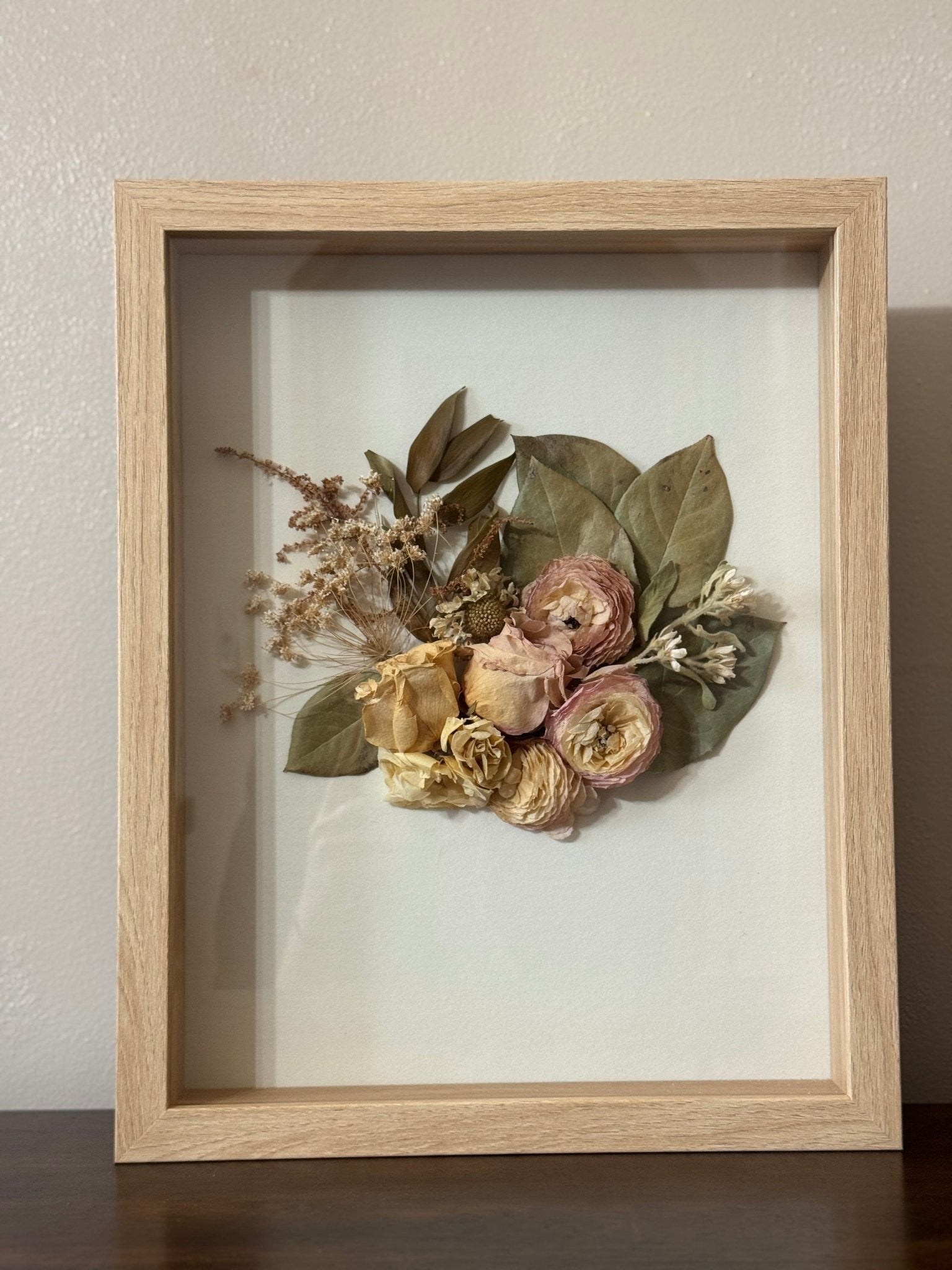 Shadow Box Floral Preservation Chelsey Walker Creative, LLC