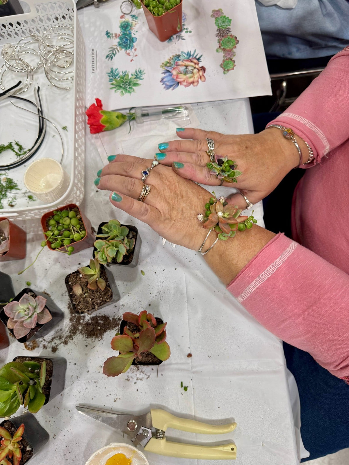 Succulent Jewelry Workshop Pop Up (Deposit Only) - Chelsey Walker Creative, LLC