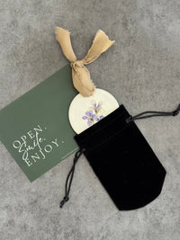 Violet Ornament (February Birth Month Flower) - Chelsey Walker Creative, LLC