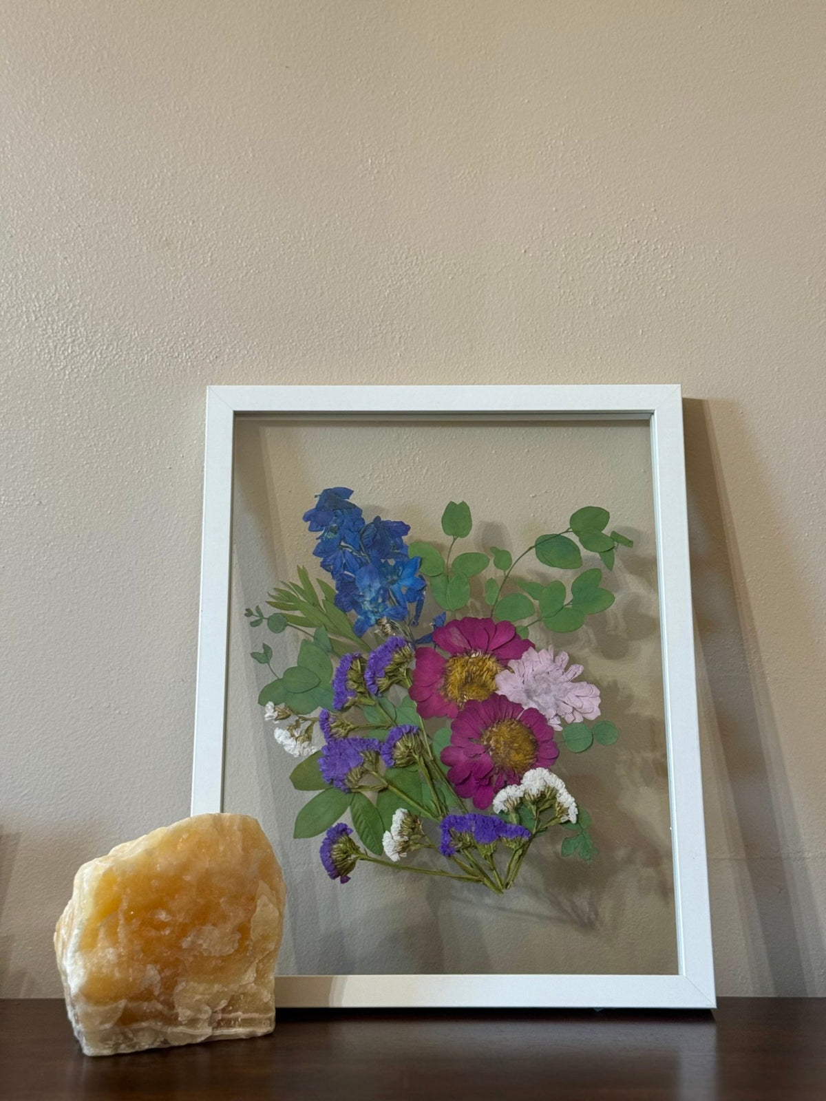 Wooden Framed Floral Preservation - Chelsey Walker Creative, LLC