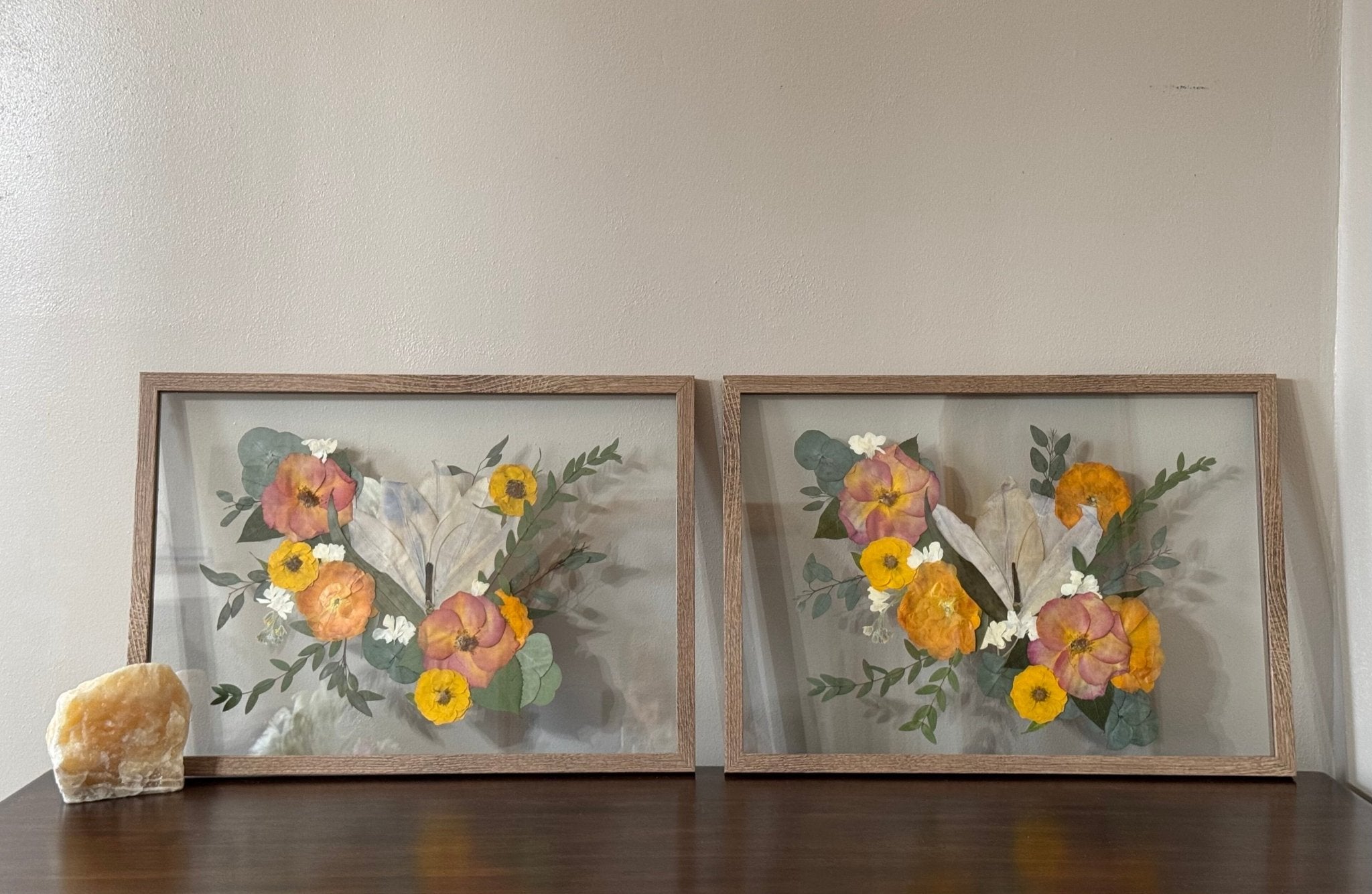 Wooden Framed Floral Preservation Chelsey Walker Creative