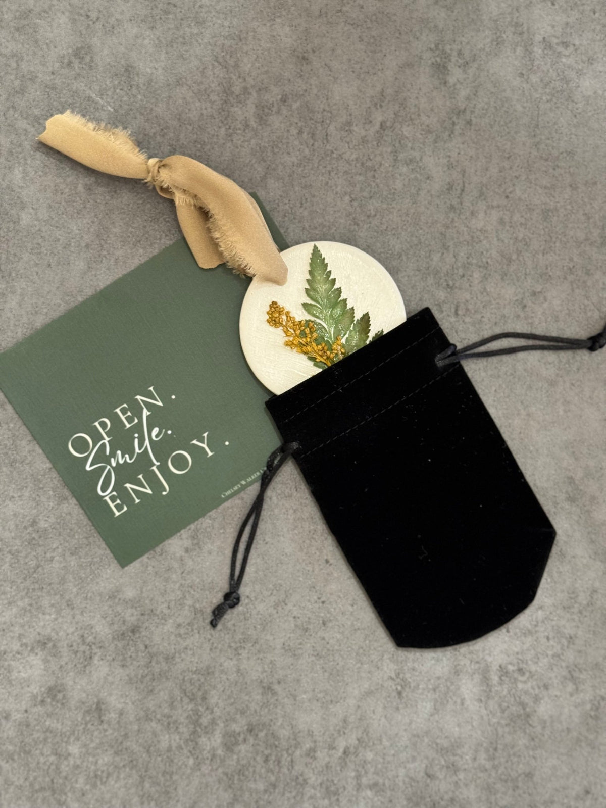 Yarrow and Greens Ornament - Chelsey Walker Creative, LLC