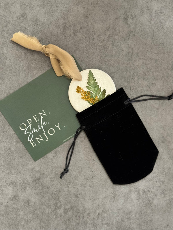 Yarrow and Greens Ornament - Chelsey Walker Creative, LLC