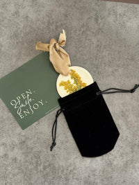 Yellow Yarrow Ornament - Chelsey Walker Creative, LLC